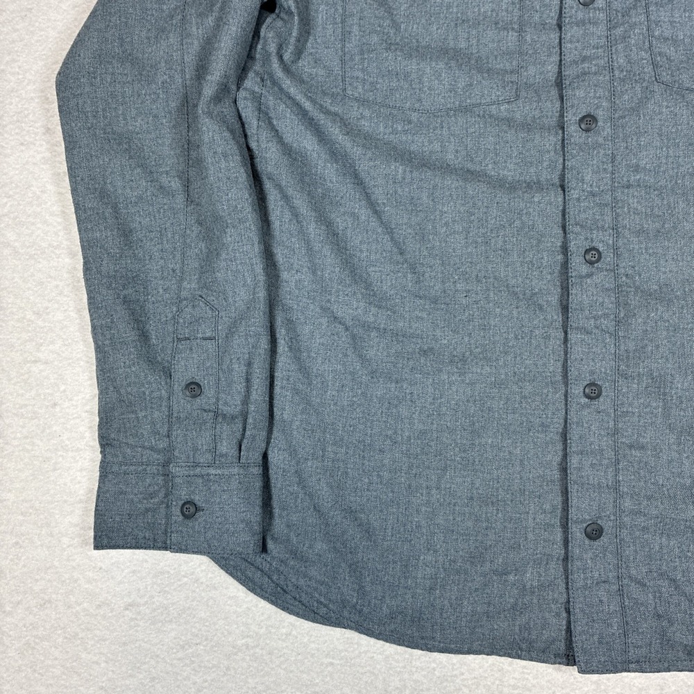Nike SB Dimension Flannel Magnet Grey Mens Small Swoosh Snowboarding Skate - Picture 2 of 16